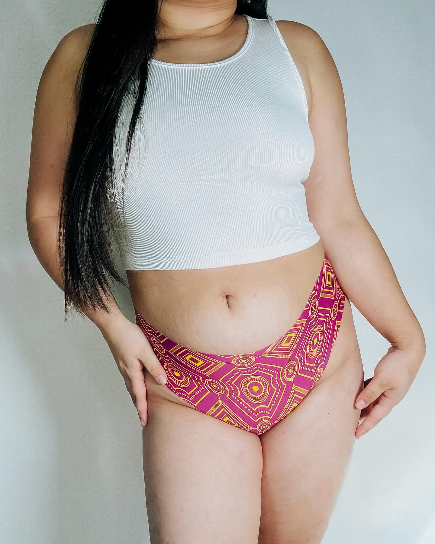 Mira Mosaic No-Show Bikini - Image 2
